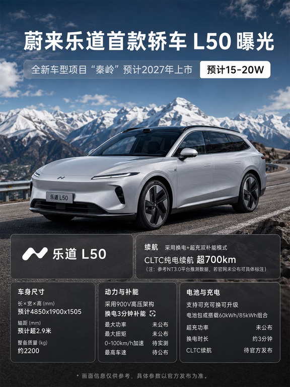 瓦罐15万起？换电3分钟！乐道L50蹲住