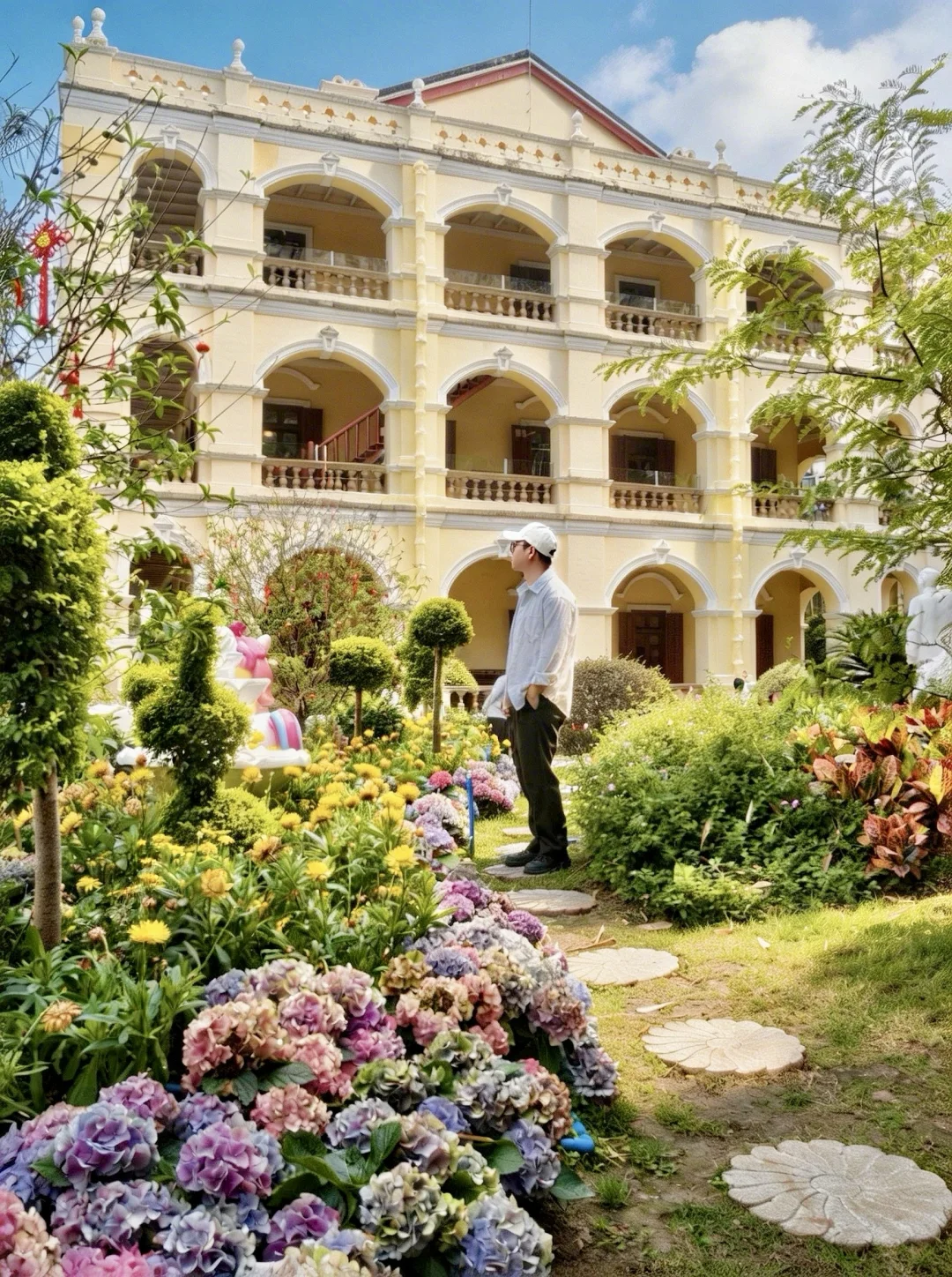 孙先生好浪漫🥰大元帅府藏了个莫奈花园🌸