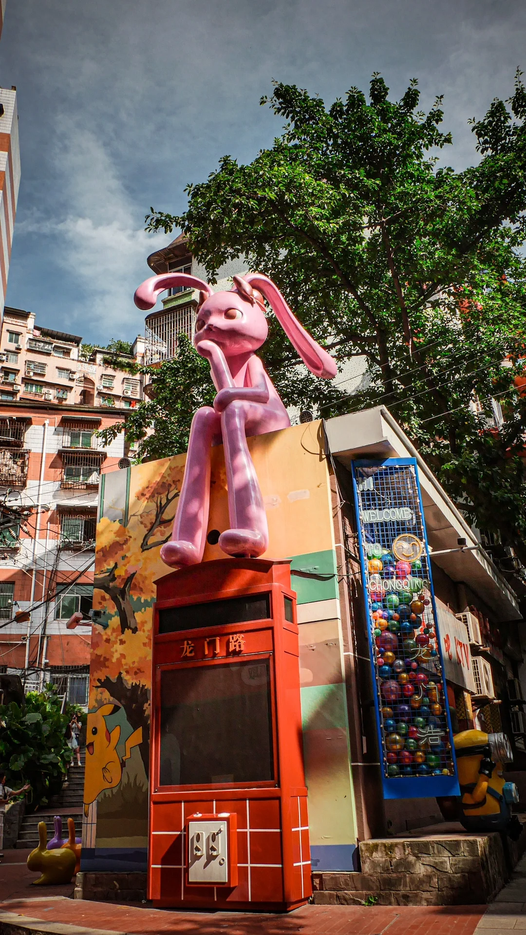 逛多巴胺的街道，观夜景品美食🌈❤️