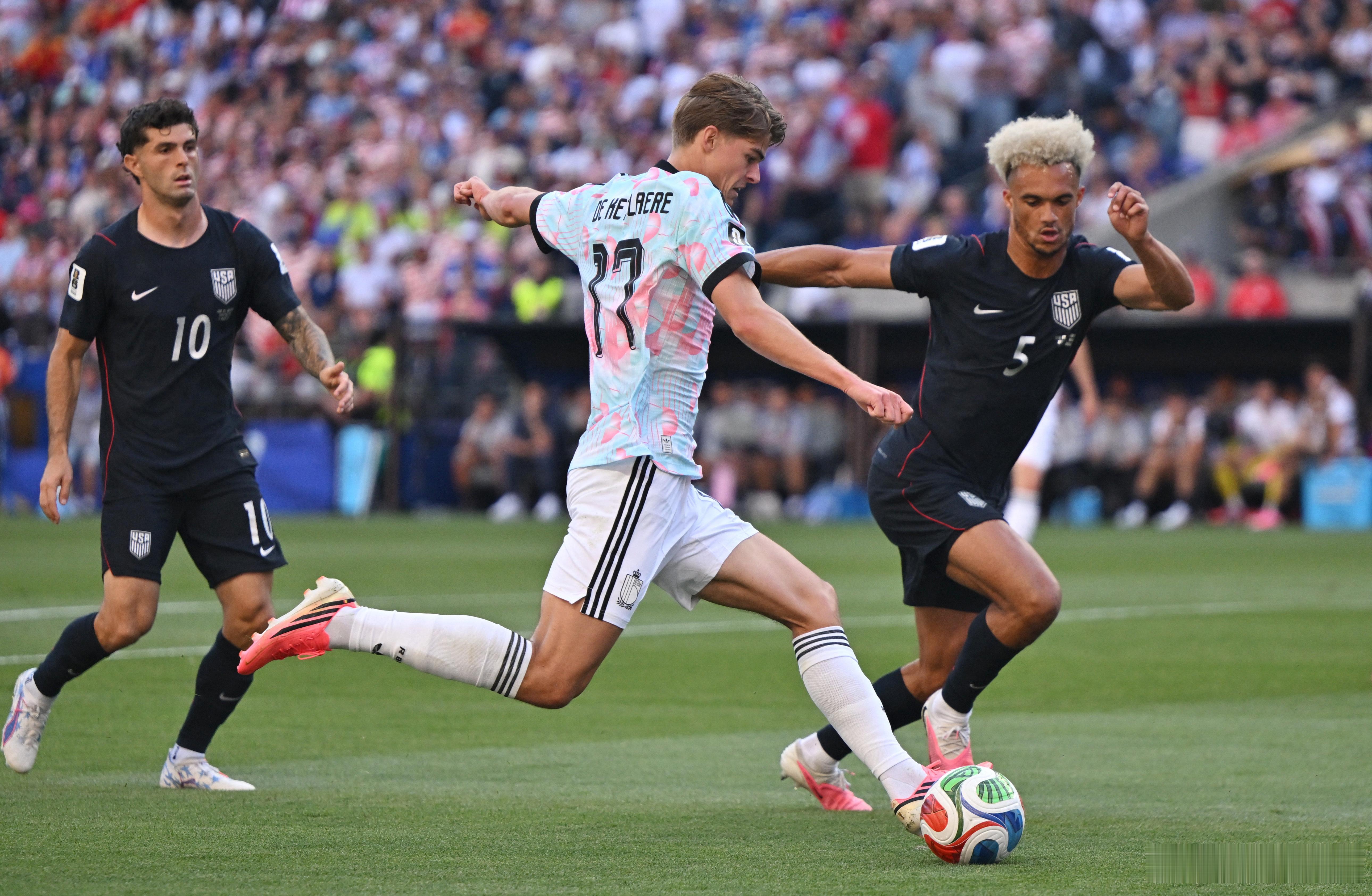 北京时间7月7日8点，2026年世界杯1/8决赛，东道主美国对阵比利时...