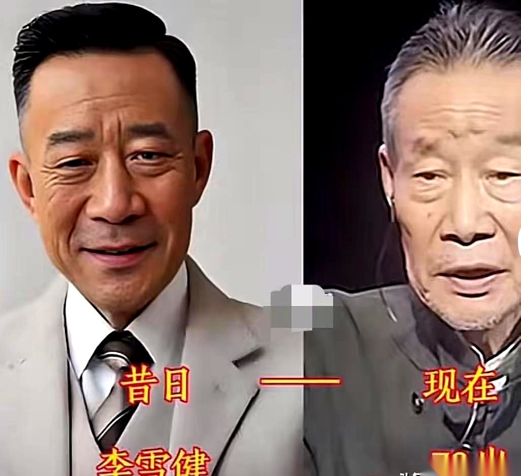 翻出李雪健、唐国强、何赛飞和于和伟早年的黑白剧照，很多年轻人第一眼根本对不上号。
现在的他们满头白霜、眼角堆满深纹，但在几十年前，这几张脸只要往镜头前一放，根本不需要复杂的灯光，眉眼之间全是端正明朗的英气。
年轻时的唐国强，面容白净，眼神清亮，往那儿一站就是典型的俊秀小生；如今他端坐镜头前，两鬓染霜