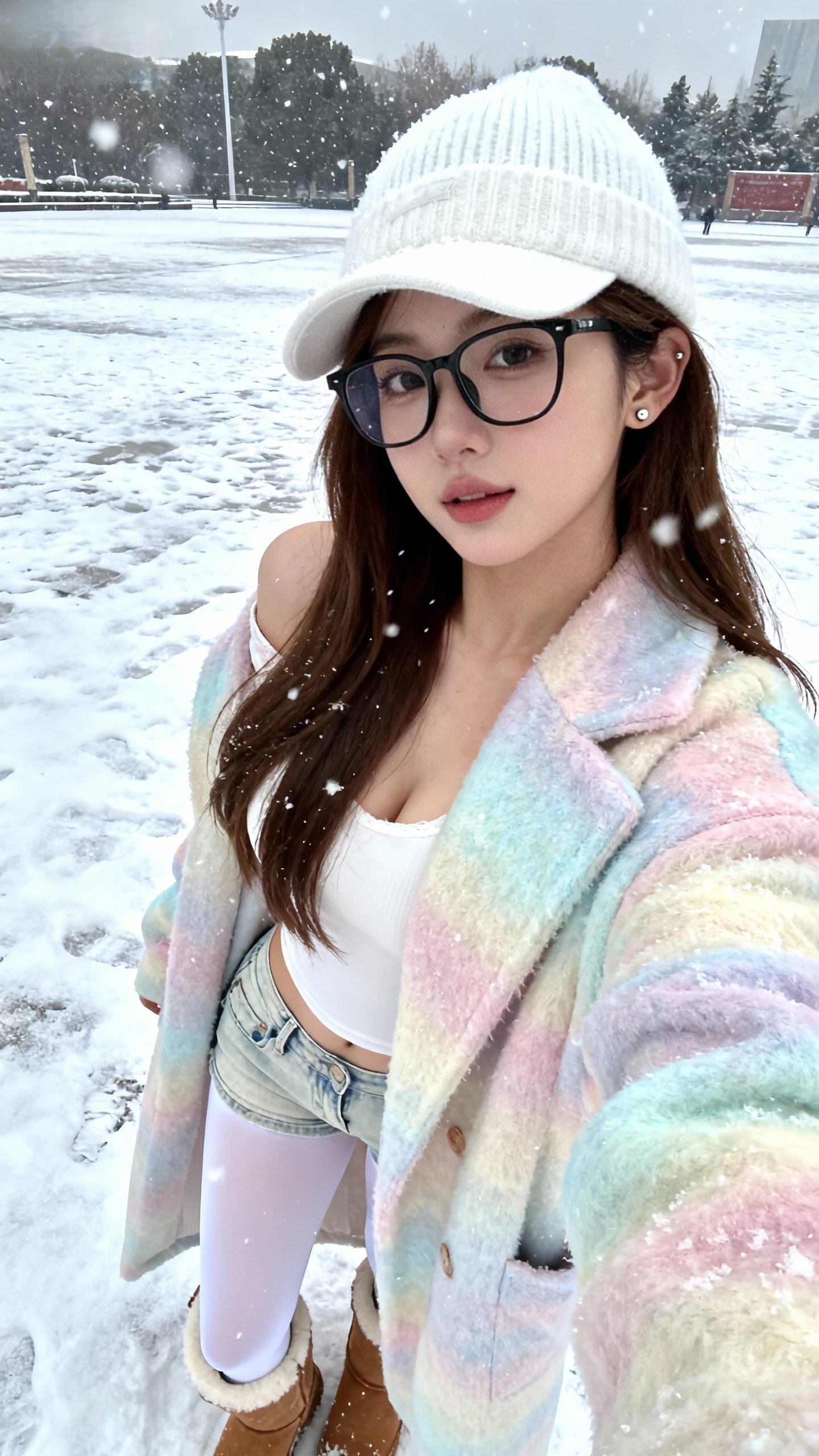 <p>࿆甜࿆美࿆女࿆孩࿆ 心动的感觉 街拍小姐姐穿搭秀 这也太好看了 ...