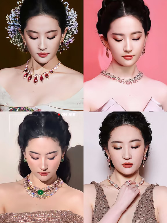 刘亦菲每次活动都贡献一张神之垂眸