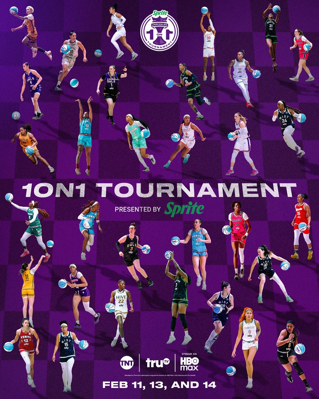 Unrivaled官宣单挑赛名单 小宝、佩奇在列！