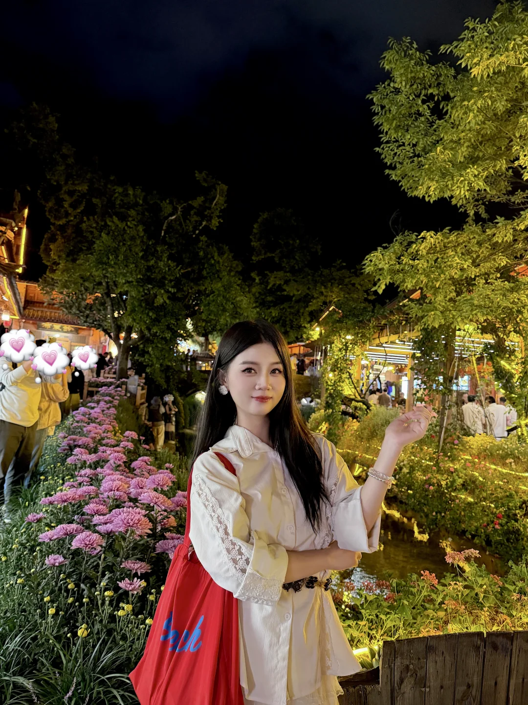 被夜景和花海治愈了！