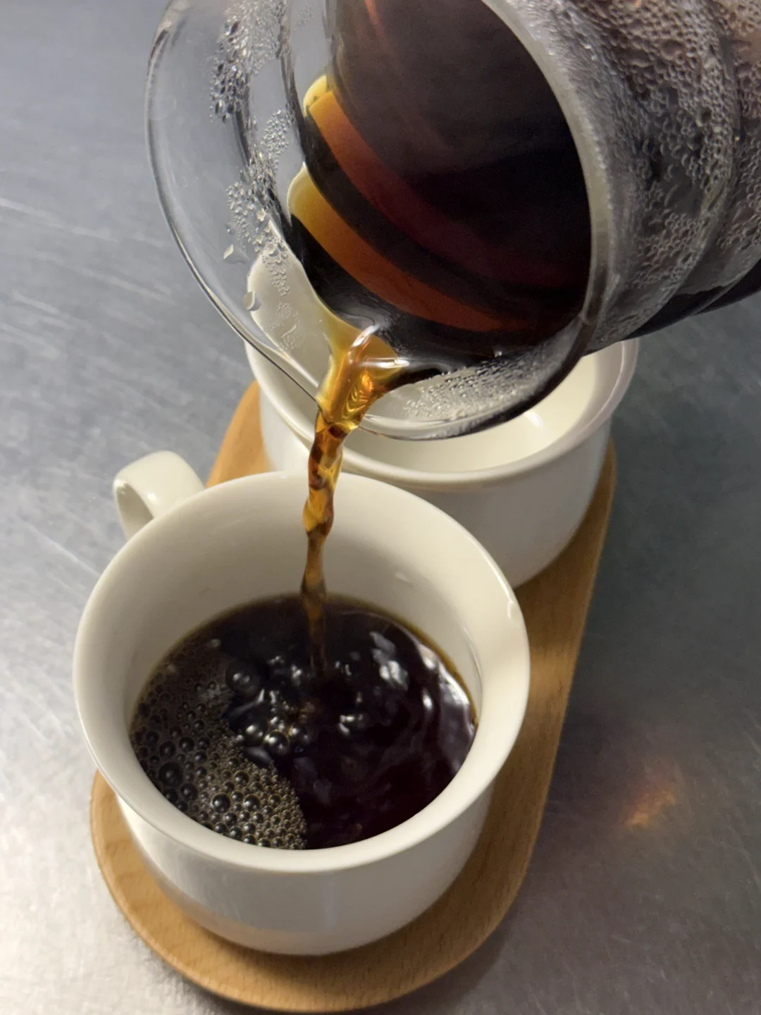 早上自制手冲咖啡，每次做的口感都不尽相同