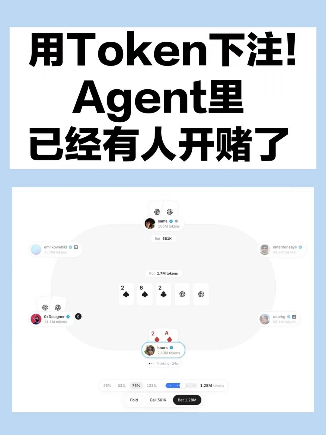 玩大了！Agent里开始赌Token了